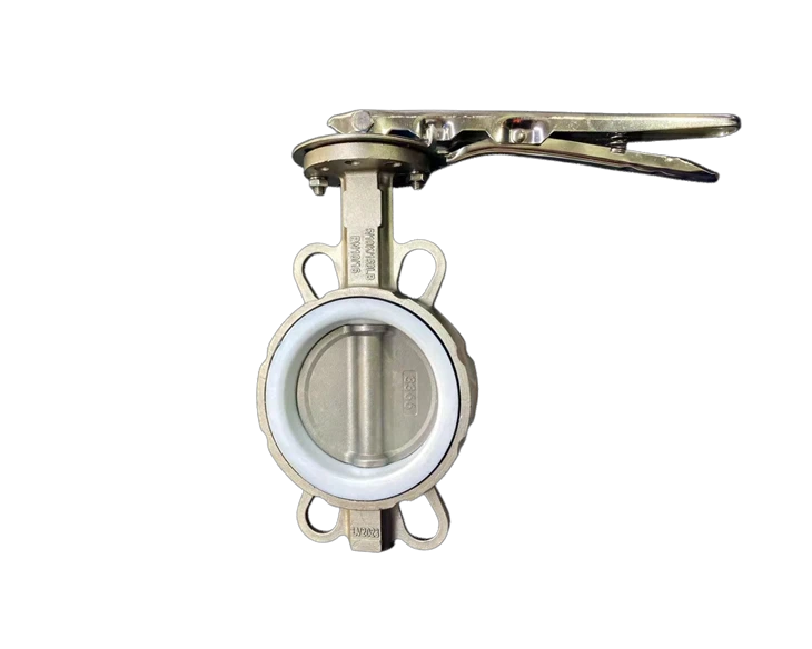 PTFE Stainless Steel Wafer Butterfly Valve